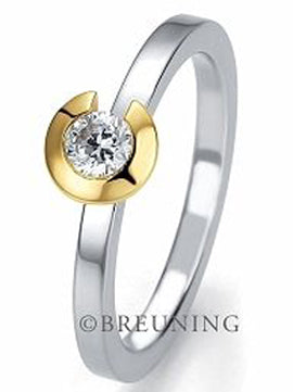 Verlobungsring/Vorsteckring Weißgold Breuning 48/04761