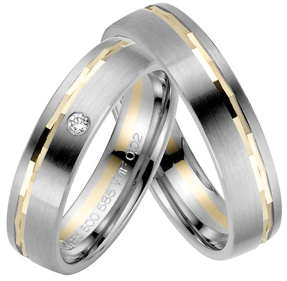 Rauschmayer Eheringe/Trauringe Cool & Hot Bicolor 11-50916/10-50916