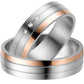 Rauschmayer Eheringe/Trauringe Gold in Stahl 2nd. Bicolor 11-60030/10-60030