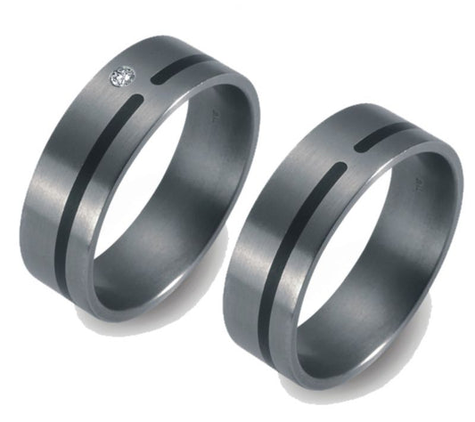 TitanFactory Trauringe/Eheringe 51177-51177B