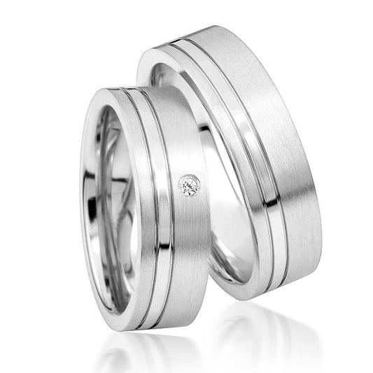 Simon & Söhne Trauringe/Eheringe Silver M 17