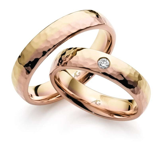 Gerstner Eheringe/Trauringe Bicolor 4/28830/5-28830/5