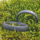 Tantal Ringe, Tantalum Magic Paarringe 4+5 mm matt P1 , 6 Brillanten