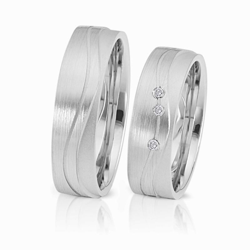 Produktbild: Herzog Trauringe/Eheringe Weißgold 4099