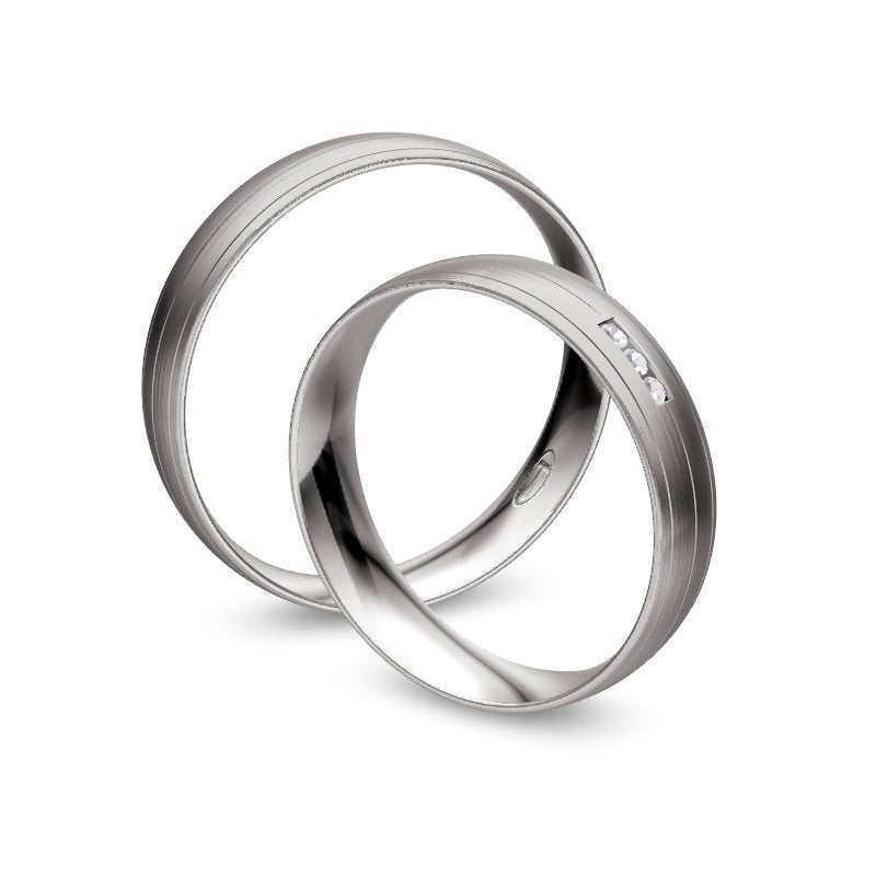 Nowotny Collection Ruesch Trauringe/Eheringe Honeymoon Pure V 66/43130/045-66/43140/045