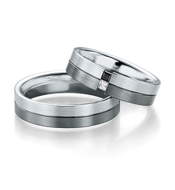 Breuning Trauringe/Eheringe B&W Black Diamonds 48/064010-48/064020