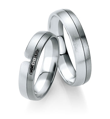 Breuning Trauringe/Eheringe B&W Black Diamonds 48/064030-48/064040