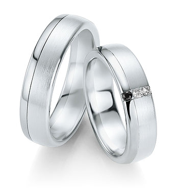 Breuning Trauringe/Eheringe B&W Black Diamonds 48/064070-48/064080