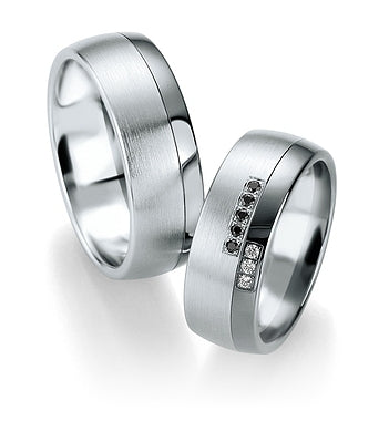 Breuning Trauringe/Eheringe B&W Black Diamonds 48/064090-48/064100