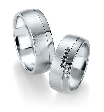 Breuning Trauringe/Eheringe B&W Black Diamonds 48/064090-48/064100