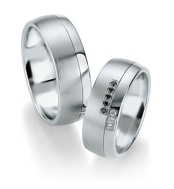 Breuning Trauringe/Eheringe B&W Black Diamonds 48/064090-48/064100