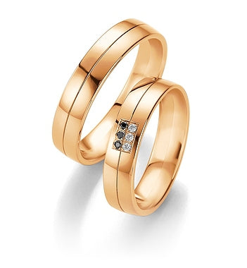 Breuning Trauringe/Eheringe B&W Black Diamonds 48/064110-48/064120