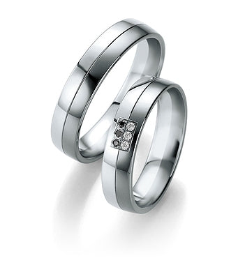 Breuning Trauringe/Eheringe B&W Black Diamonds 48/064110-48/064120