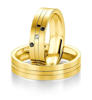 Breuning Trauringe/Eheringe B&W Black Diamonds 48/064130-48/064140