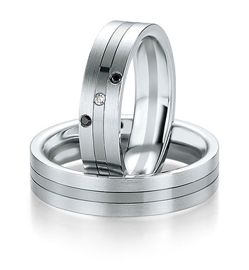 Breuning Trauringe/Eheringe B&W Black Diamonds 48/064130-48/064140