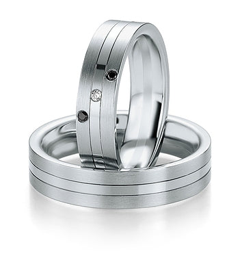 Breuning Trauringe/Eheringe B&W Black Diamonds 48/064130-48/064140