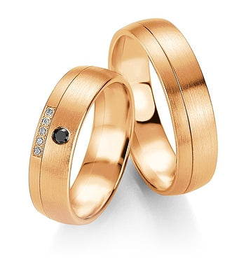 Breuning Trauringe/Eheringe B&W Black Diamonds 48/064170-48/064180