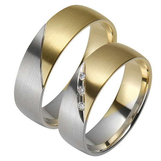 Rauschmayer Trauringe/Eheringe Bicolor 1150795-1050795