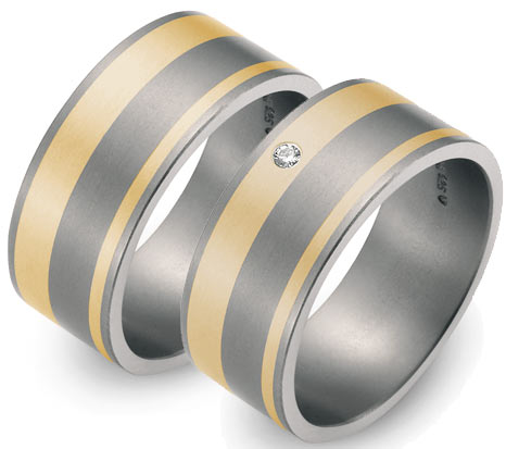 TitanFactory Trauringe/Eheringe  50933-50933B