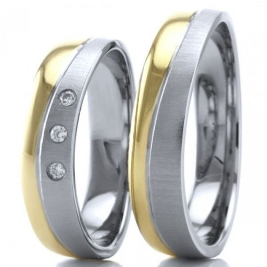 Rauschmayer Trauringe/Eheringe Elements - Cool & Hot Bicolor 11-50941/10-50941