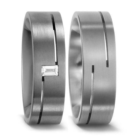TitanFactory Titan Trauringe/Eheringe 51053/001/B07/2000-51053/001/000/2000
