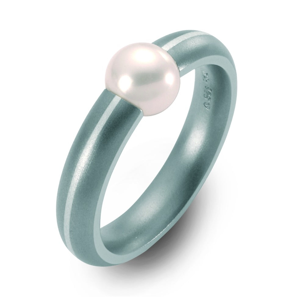 TitanFactory Verlobungs- Vorsteck- Solitärring Bicolor 51069/002/830/9202