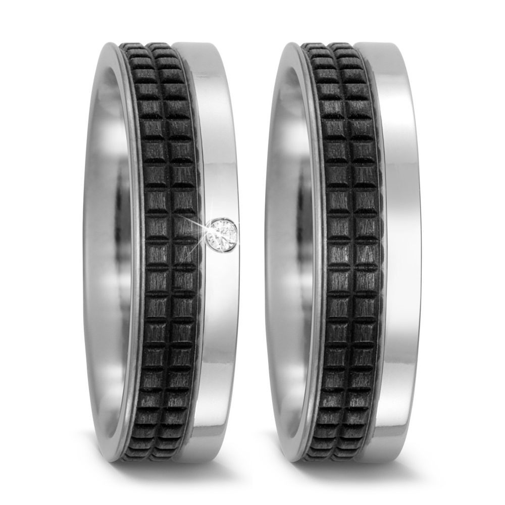 TitanFactory Trauringe/Eheringe Ti For Two 52495/001/002/2050-52495/001/000/2050
