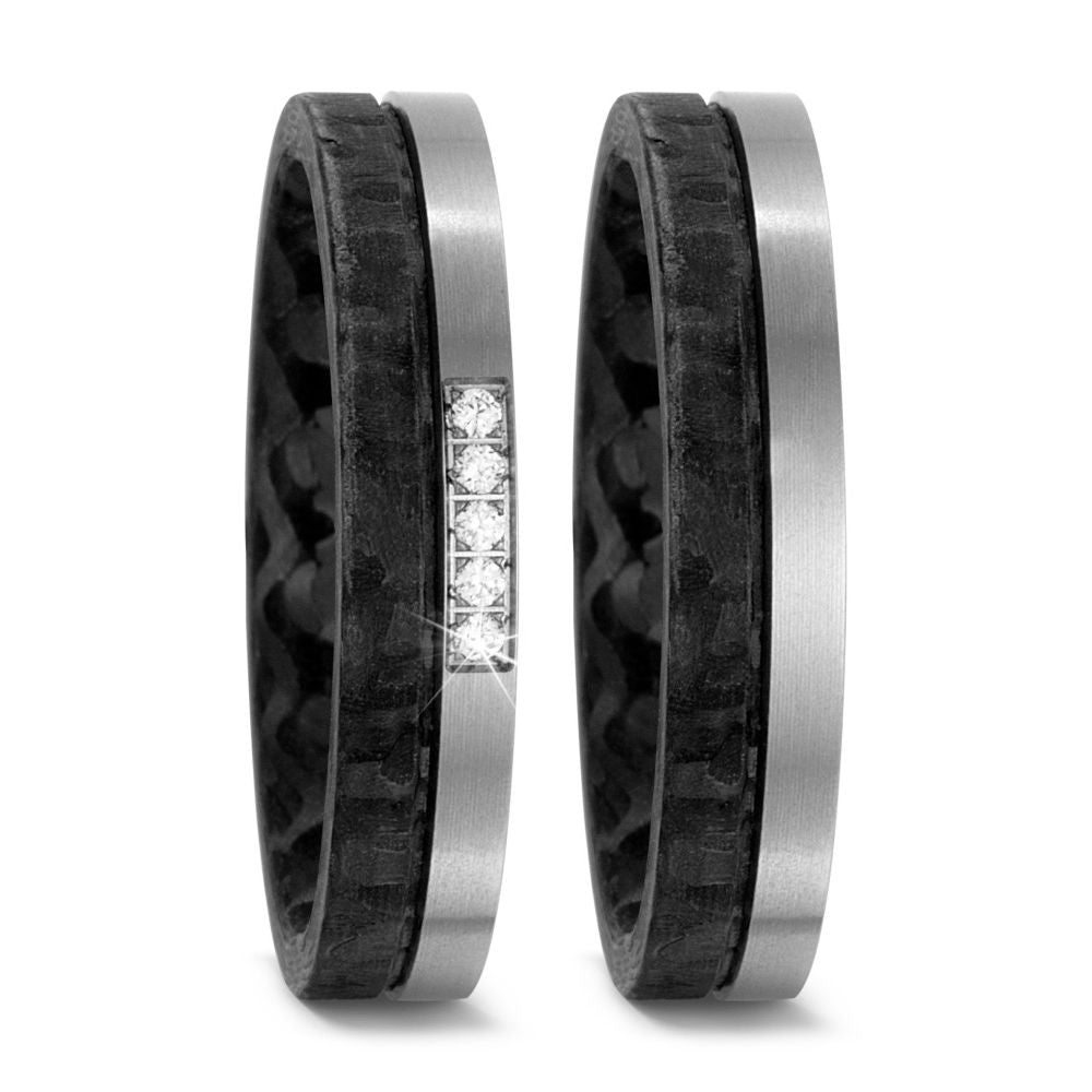 Produktbild: TitanFactory Eheringe/Trauringe Bicolor 52519/001/005/N200-52519/001/000/N200