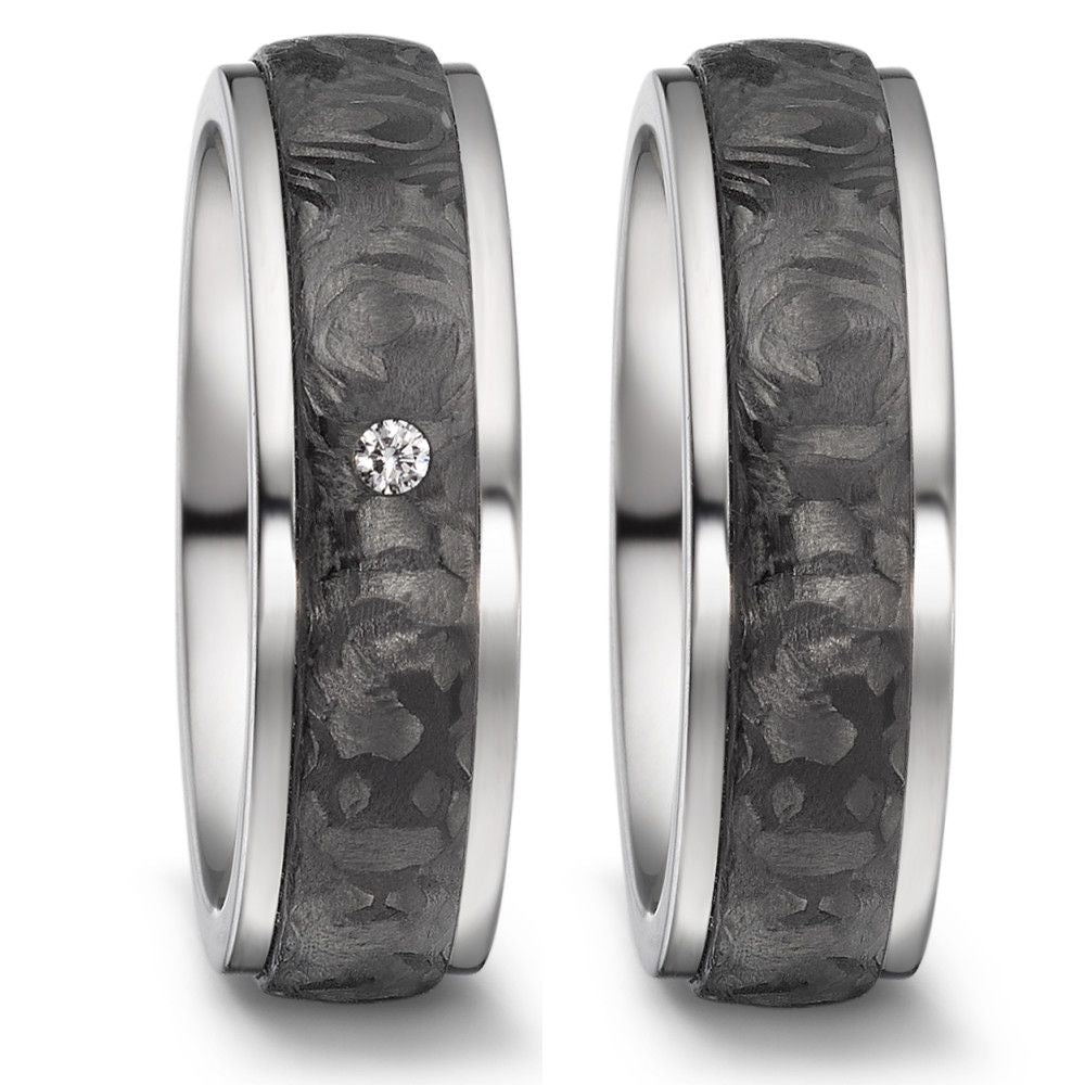TitanFactory Eheringe/Trauringe Bicolor 52545/001/003/2050-52545/001/000/2050