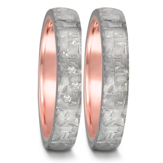TitanFactory Eheringe/Trauringe Bicolor 52563/001/005/N579-52563/001/000/N579