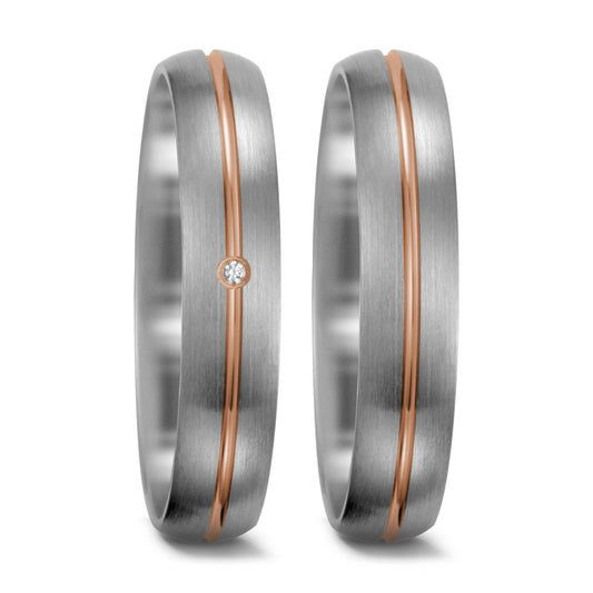 Weidner Trauringe/Eheringe Partnerringe, Trauringe,  Bicolor 62017