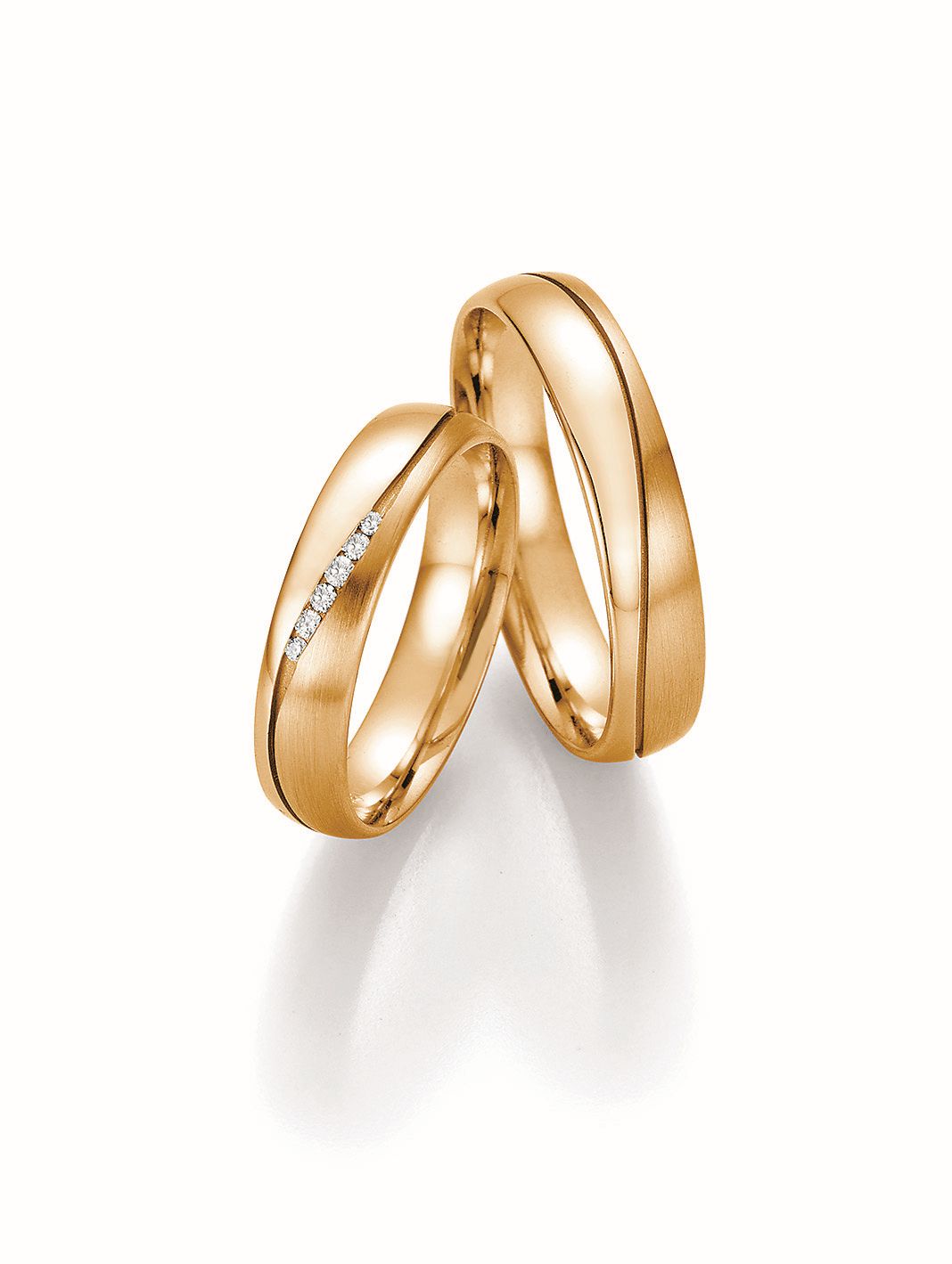 Nowotny Collection Ruesch Trauringe/Eheringe Honeymoon Infinity 66/35130-045-66/35140-045
