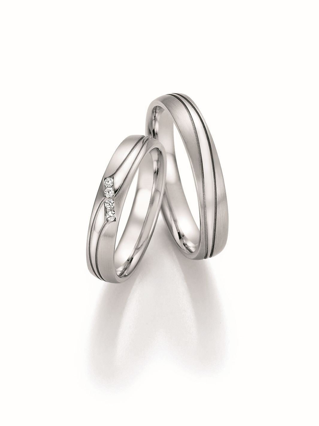 Nowotny Collection Ruesch Trauringe/Eheringe Honeymoon Infinity 66/35170-040-66/35180-040