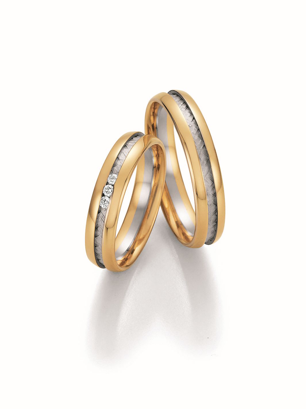Nowotny Collection Ruesch Trauringe/Eheringe Honeymoon Symphony Bicolor 66/36030-045-66/36040-045