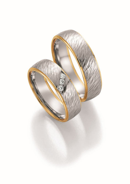 Produktbild: Nowotny Collection Ruesch Trauringe/Eheringe Honeymoon Visions Bicolor 66/37030-060-66/37040-060