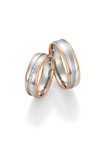 Nowotny Collection Ruesch Trauringe/Eheringe Honeymoon Visions Bicolor 66/37090-060-66/37100-060