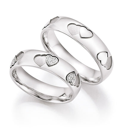Nowotny Collection Ruesch Trauringe/Eheringe Hearts Love Infinity 66/38050-055-66/38060-055