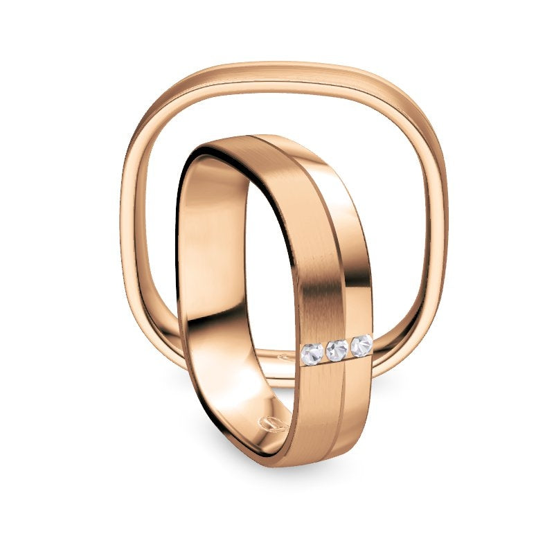 Nowotny Collection Ruesch Trauringe/Eheringe Honeymoon Solid V 66/45070/052-66/45080/052