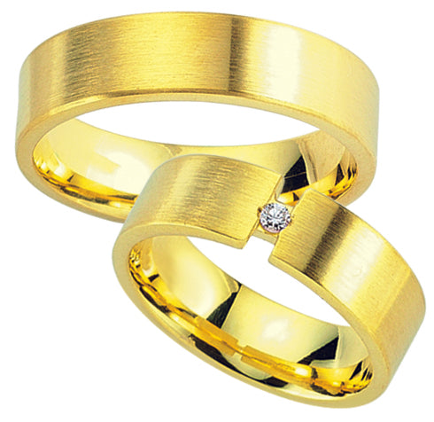 Adam und Eva Collection 6 mm Gelbgold Trauringe GG 8043