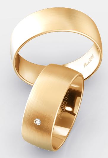 Trauringe Klassik 8.0 mm Hochzeitstrauringe
