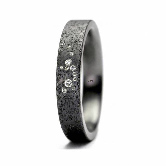 TANTALUM MAGIC Tantal Ring Sand P2 12x0,043 ct.