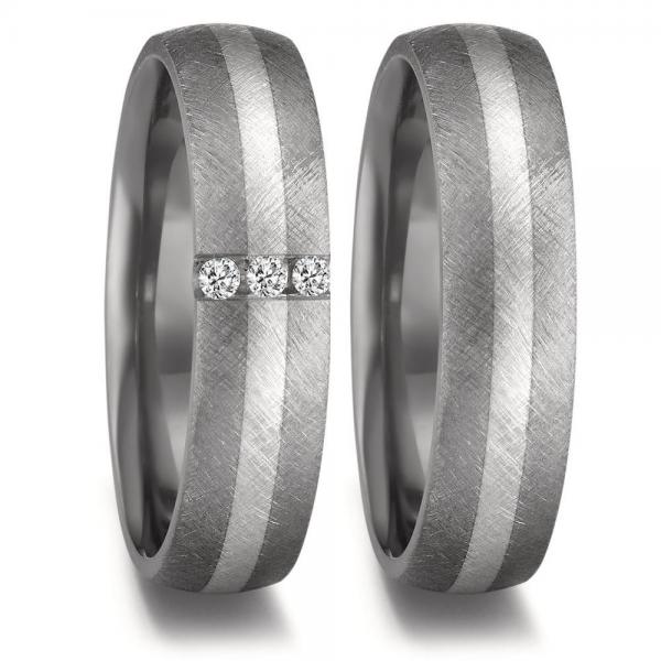 Produktbild: TeNo Tantal/Platin Trauringe 596068/67