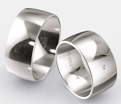 Trauringe Klassik 10.0 mm Hochzeitstrauringe