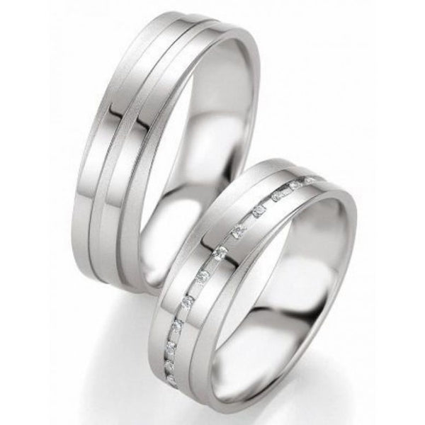 Produktbild: Breuning Trauringe/Eheringe Palladium 48/02613-48/02614