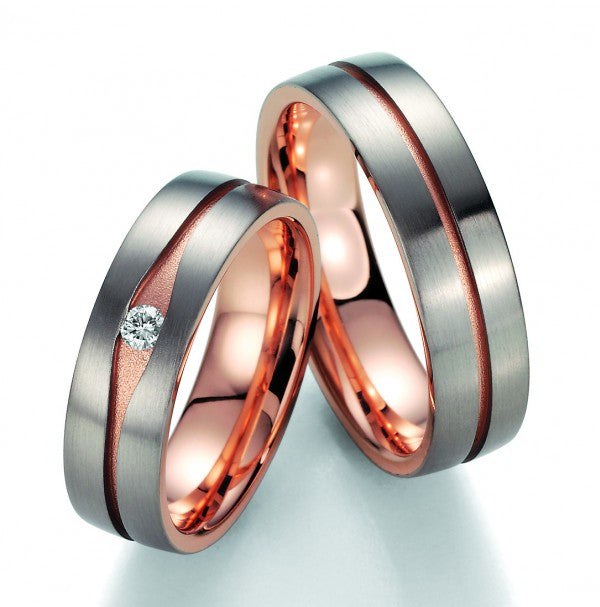 Nowotny Collection Ruesch Eheringe/Trauringe Bicolor 02/40110/060-02/40120/60