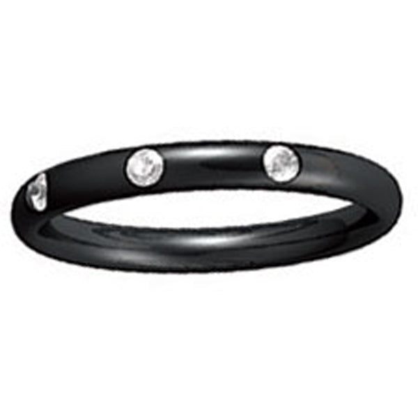 Collection Ruesch Everysbody`s Darling Edelstahl Ionisiert (Schwarz)