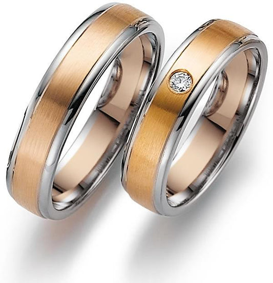 Gerstner Bicolor Trauringe Weißgold/Gelbgold - 4/20141/5