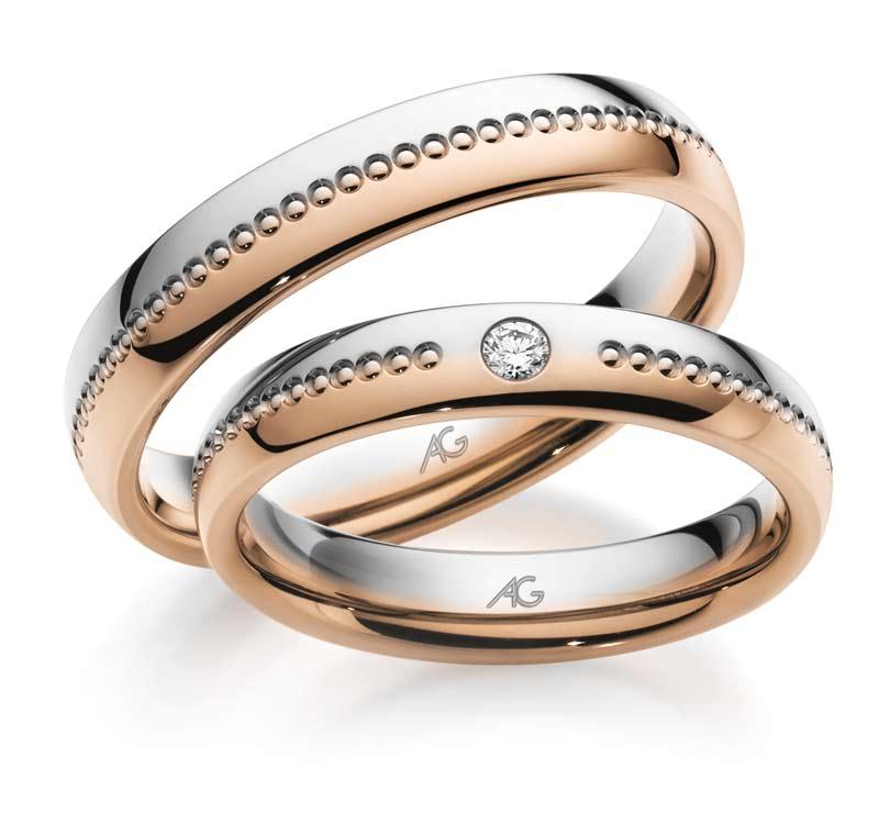Produktbild: Gerstner Eheringe/Trauringe Bicolor 4/28829/4.5-28829/4.5