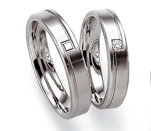 Gerstner Weißgold Trauringe - 4/27164-4.5 aus Weißgold 375 von Gerstner