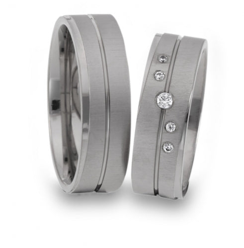Herzog Trauringe/Eheringe Silber4150